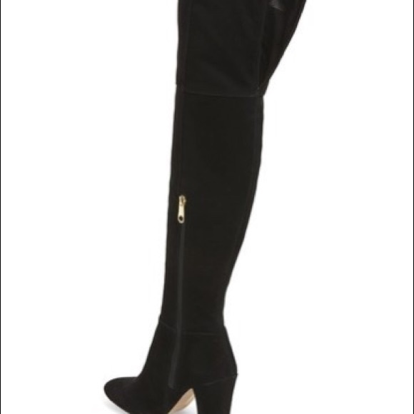Louise et Cie: Black suede thigh high boots! - Picture 2 of 3